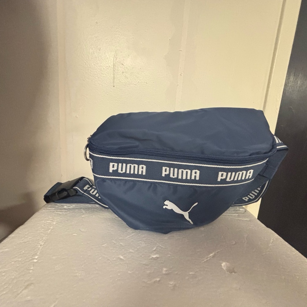 Puma Blue Belt Bag with Adjustable Strap
